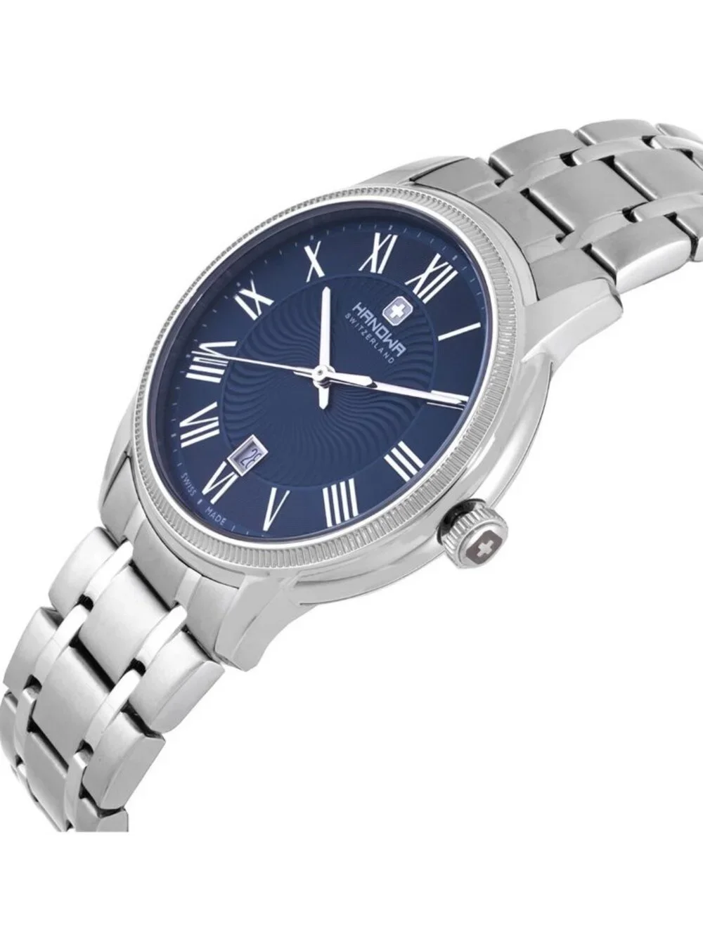 NWT Hanowa Salvan Quartz Blue Dial Men's Watch